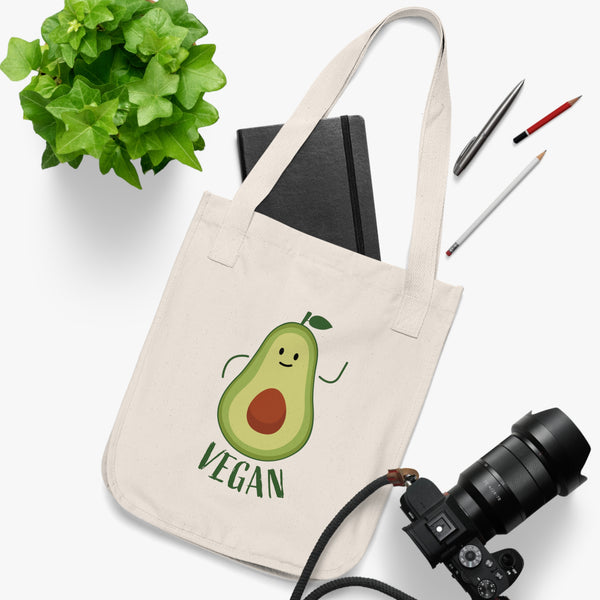 "Vegan" Organic Canvas Tote Bag