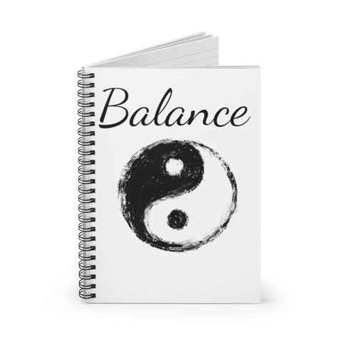 BALANCE - Spiral Notebook - Ruled Line