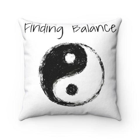 Finding Balance - 14"x14" Spun Polyester Square Pillow