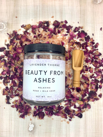 BEAUTY FROM ASHES ROSE MILK SOAK