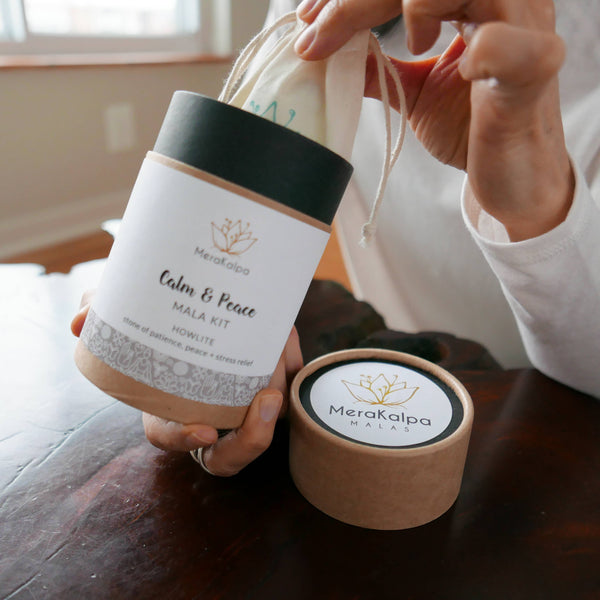 MAKE YOUR OWN CALM AND PEACE MALA KIT