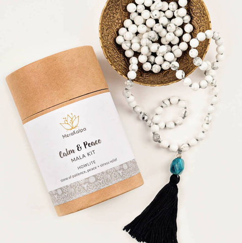 MAKE YOUR OWN CALM AND PEACE MALA KIT