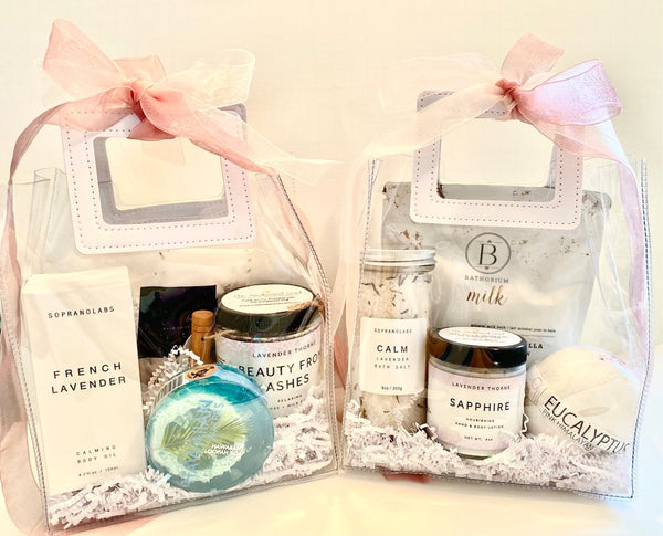 JUST BREATHE - LUXURIOUS SPA GIFT BATH BAGS - TWO VARIETIES