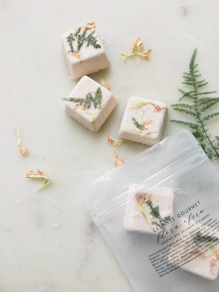 FLORA & FERN SHOWER STEAMERS - 2 PACK SERENE SPA INFUSION