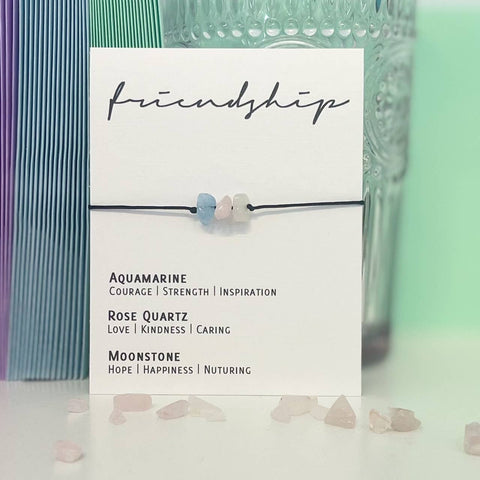 FRIENDSHIP - ADJUSTABLE CRYSTAL BRACELET