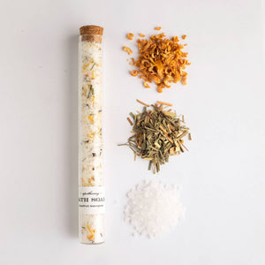 GRAPEFRUIT LEMONGRASS :  BATH SEA SALT TEST TUBE