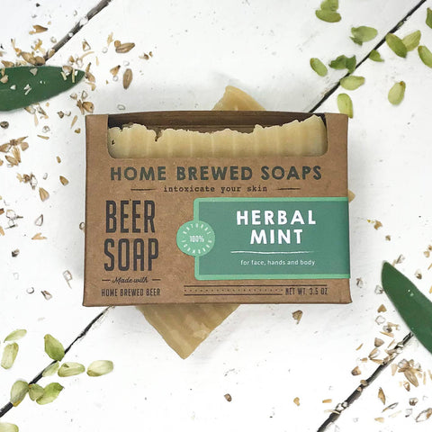 HERBAL MINT BEER SOAP