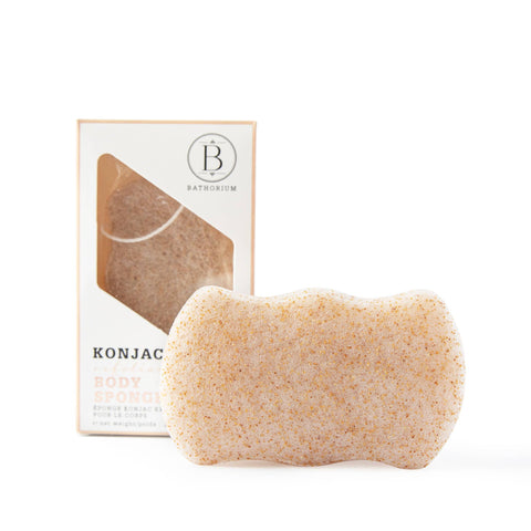 KOJAC WALNUT EXFOLIATING BODY SPONGE