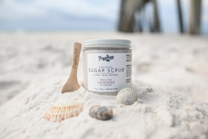 EXFOLIATING SUGAR SCRUB - HONEY - LAVENDER - EUCALYPTUS & SPEARMINT