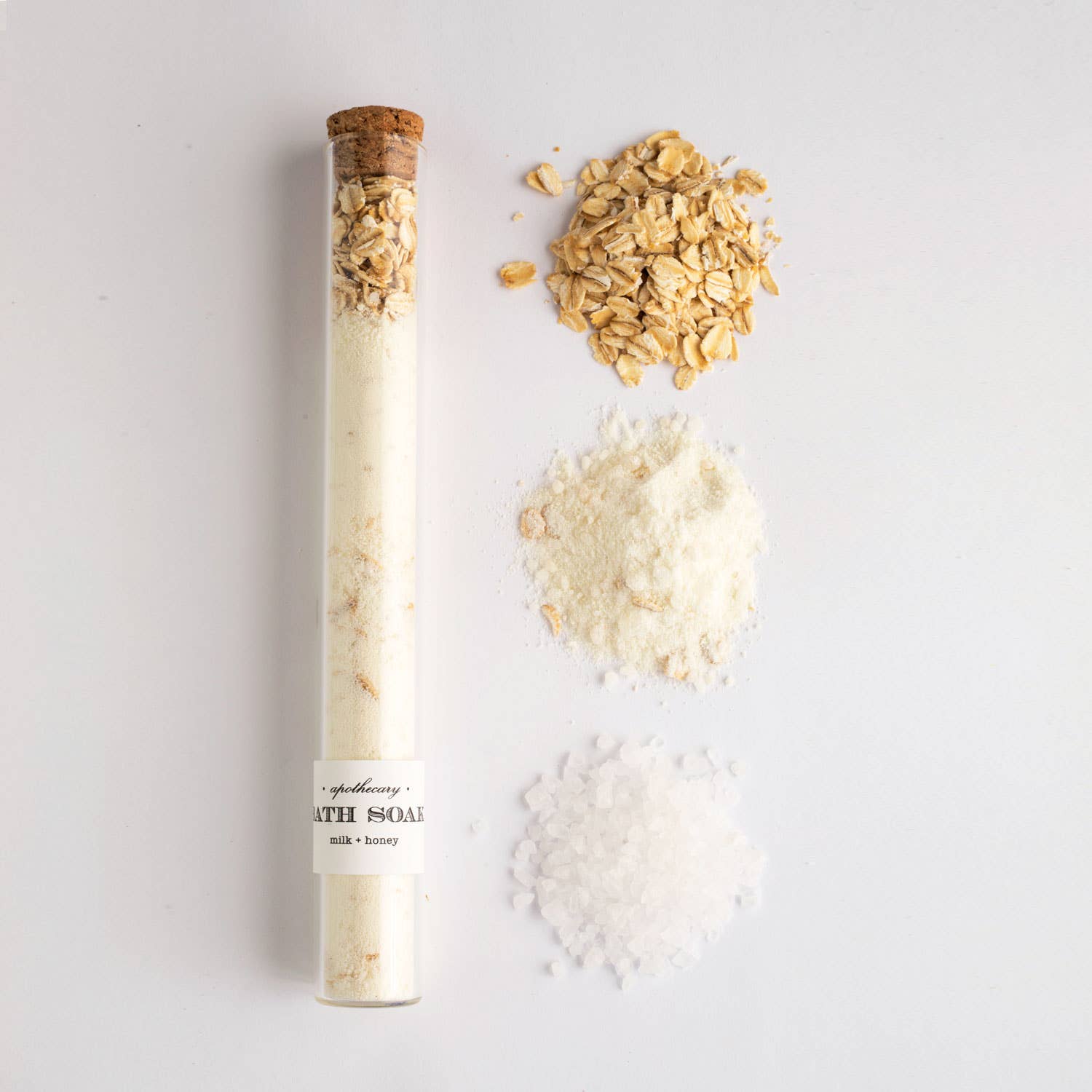 MILK + HONEY : BATH SALTS SOAK TEST TUBE
