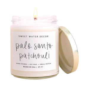 PALO SANTO PATCHOULI SOY CANDLE