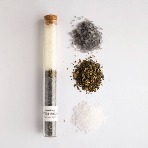 PEPPERMINT TEA TREE : BATH SALT SOAK TEST TUBE