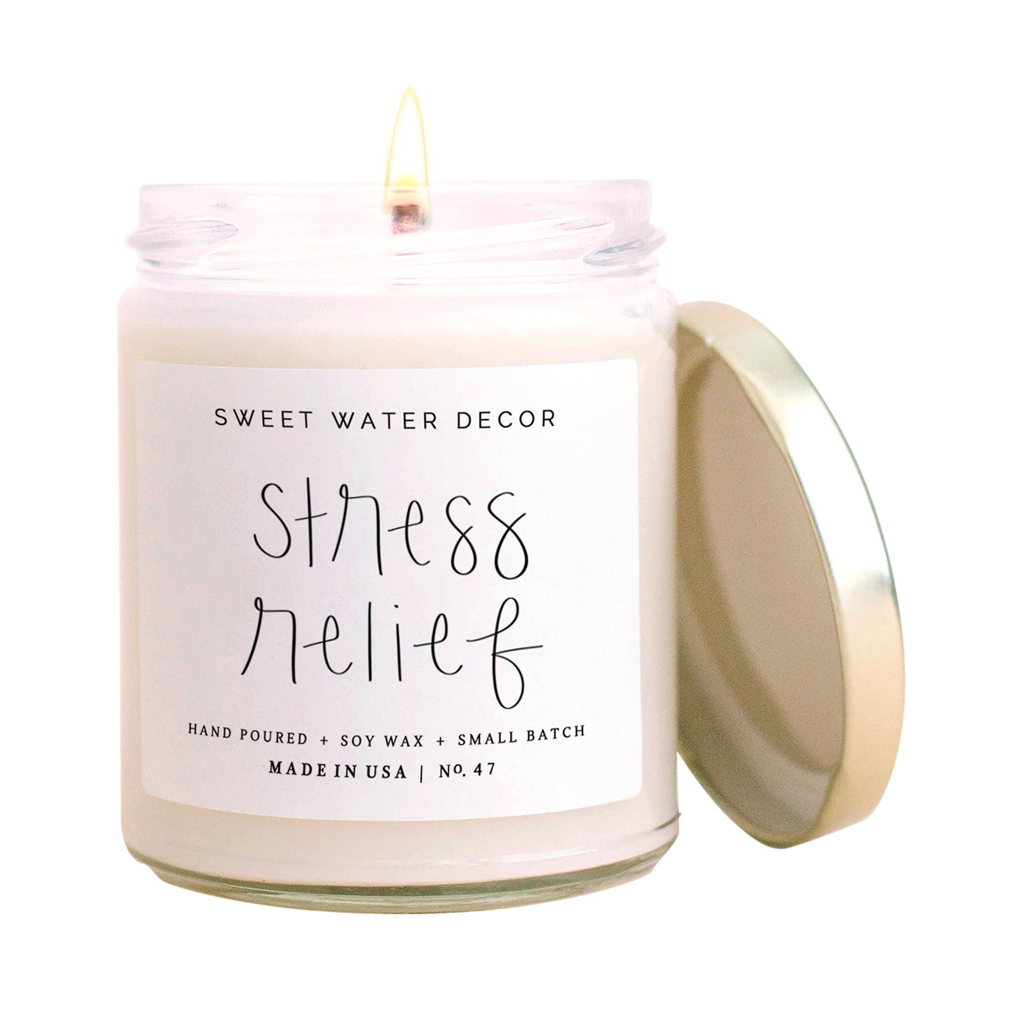 "STRESS RELIEF" -  SOY CANDLE