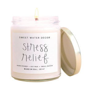 "STRESS RELIEF" -  SOY CANDLE