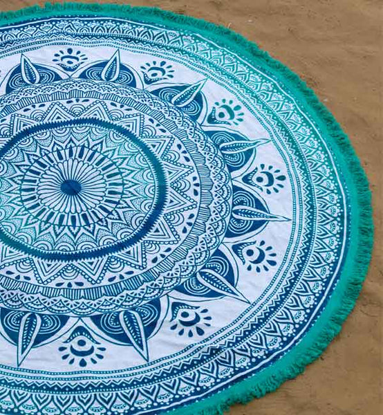 SANCHI ROUND TAPESTRY