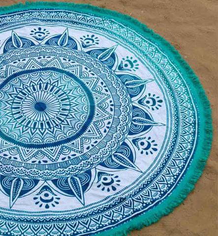 SANCHI ROUND TAPESTRY