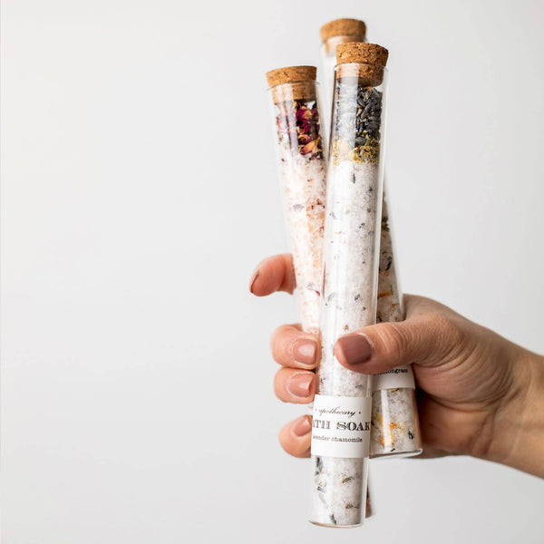 PEPPERMINT TEA TREE : BATH SALT SOAK TEST TUBE