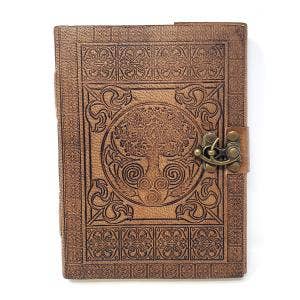 "TREE OF LIFE" - HANDMADE LEATHER JOURNAL