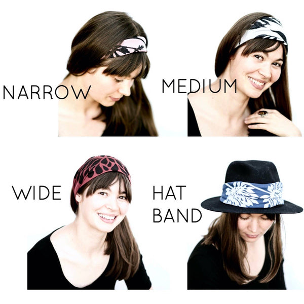WINDSPARROW STUDIO CHRYSANTHEMUM YOGA HEADBAND- MULTIPLE COLORS