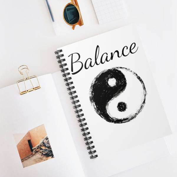 BALANCE - Spiral Notebook - Ruled Line