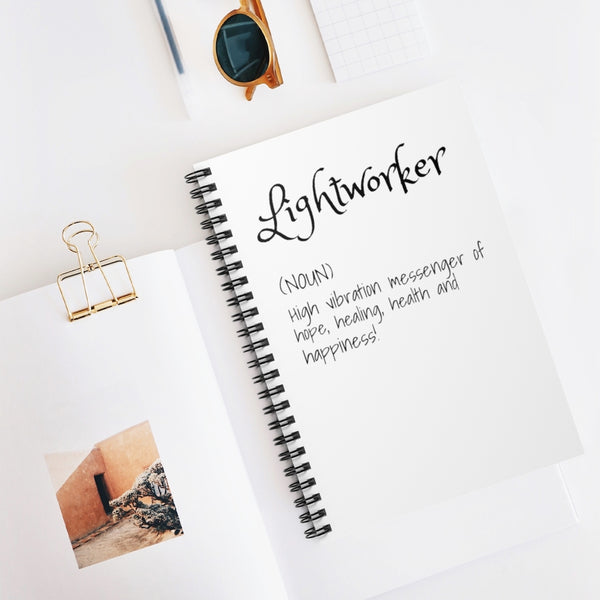 Lightworker  - Spiral Notebook - Ruled Line