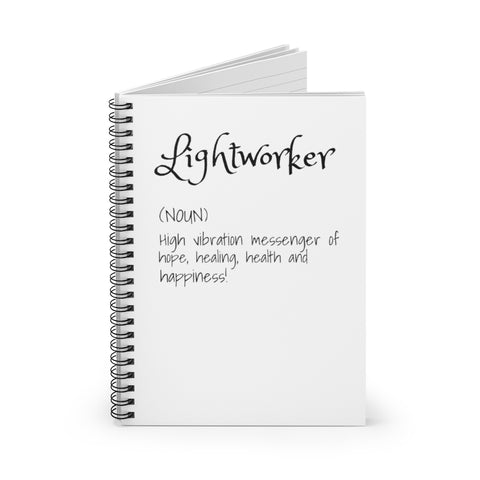 Lightworker  - Spiral Notebook - Ruled Line